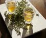 Fresh brewed Greek Louisa tea (lemon verbena)