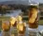 Iced Greek Louisa tea (lemon verbena)