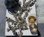 Fresh brewed Greek sage tea